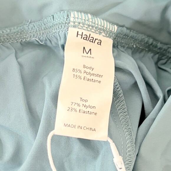 Halara Pants Womens Medium Breezeful High Waist Palazzo Flowy Wide Leg Blue NWT - Picture 7 of 10